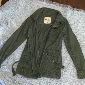 Green army jacket